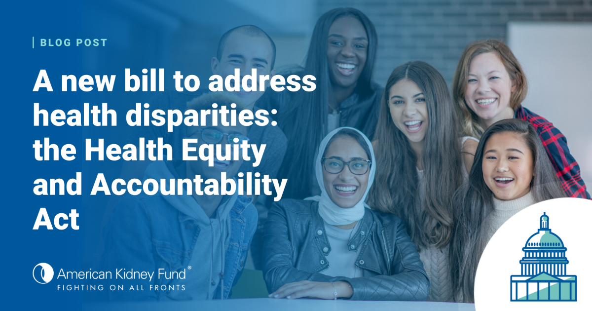 A new bill to address health disparities the Health Equity and